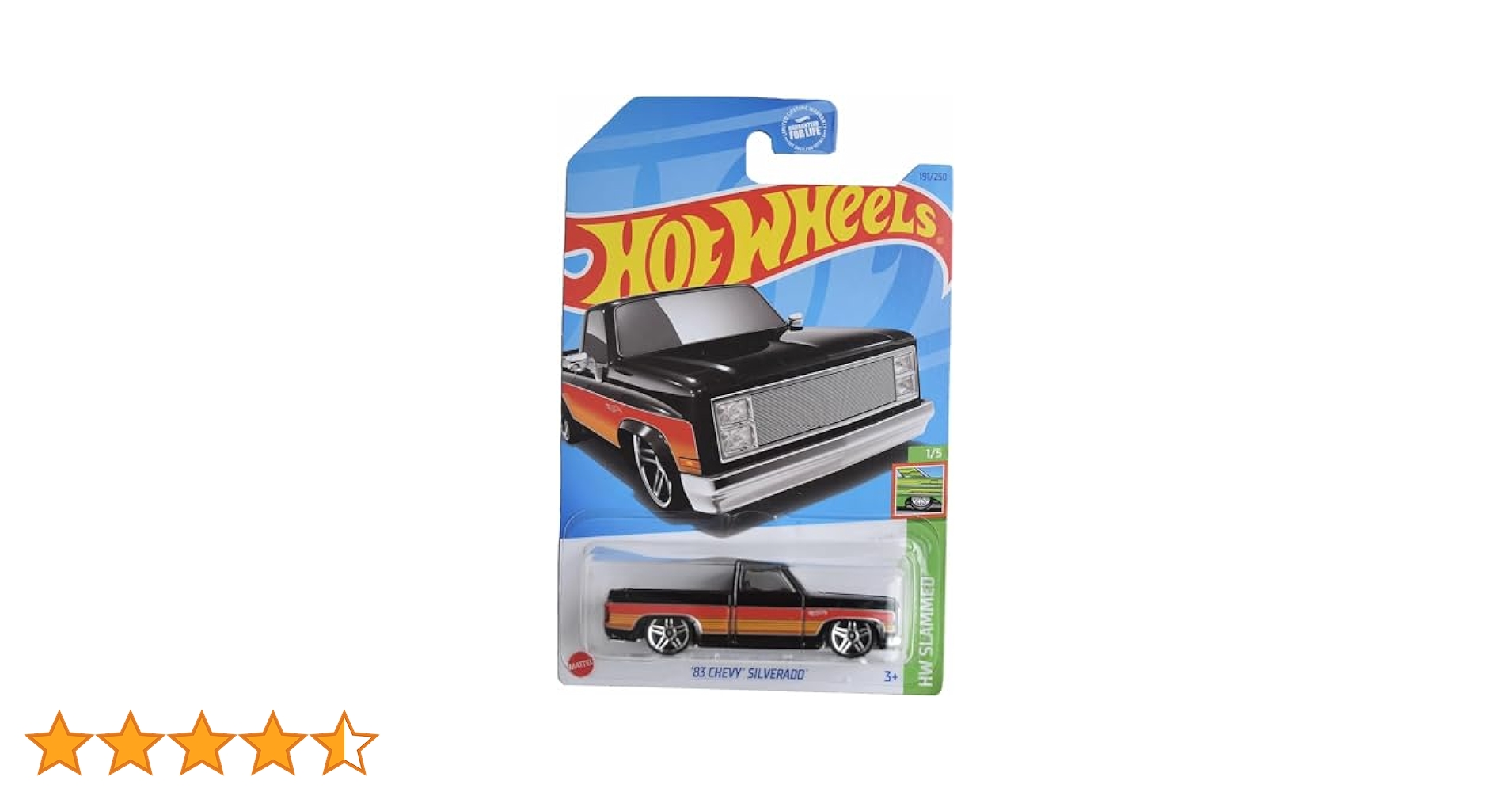 Hot Wheels '83 Chevy Silverado, HW Slammed 1/5 [Black] 191
